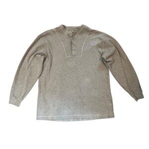 Men's Arrow Henley Shirt – Size Large – 100% Cotton